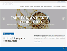 Tablet Screenshot of galileo-ingegneria.it